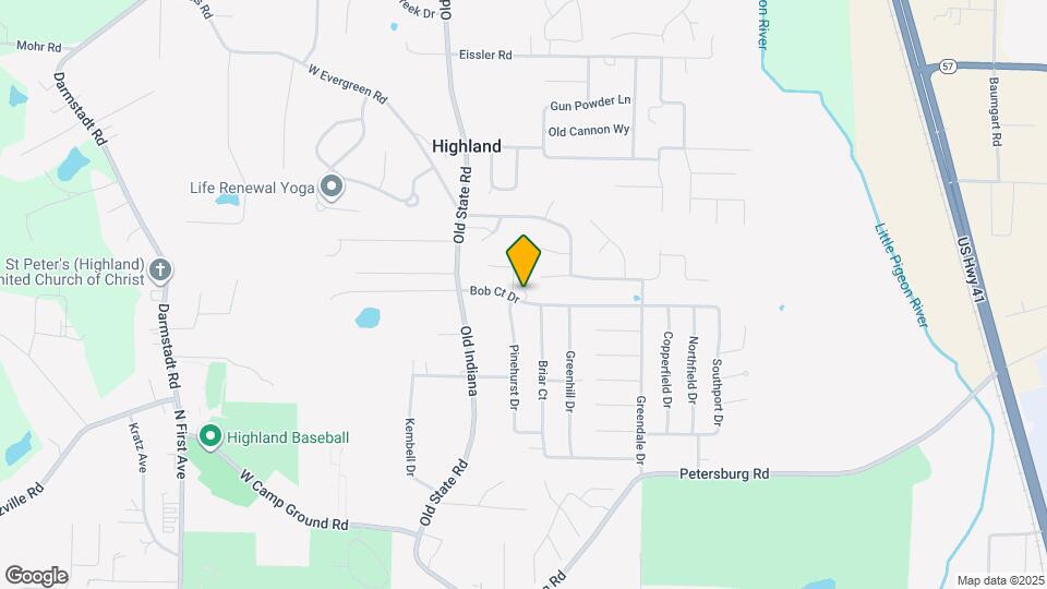 7101 Pinehurst Dr Map and Location Details