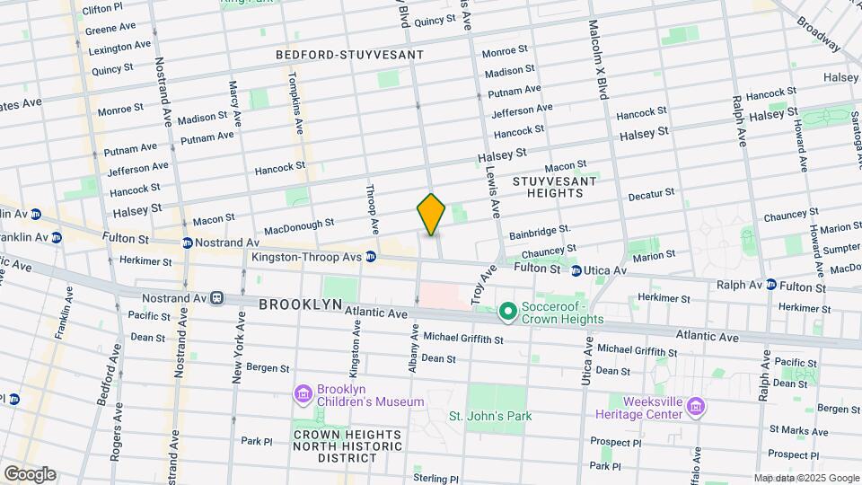 476 Marcus Garvey Blvd Map and Location Details