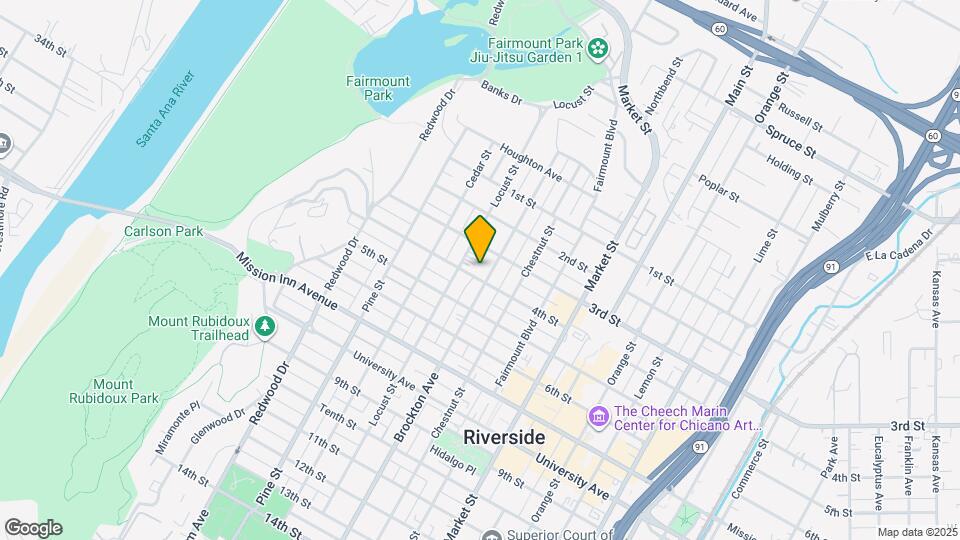 3377 Brockton Ave Map and Location Details