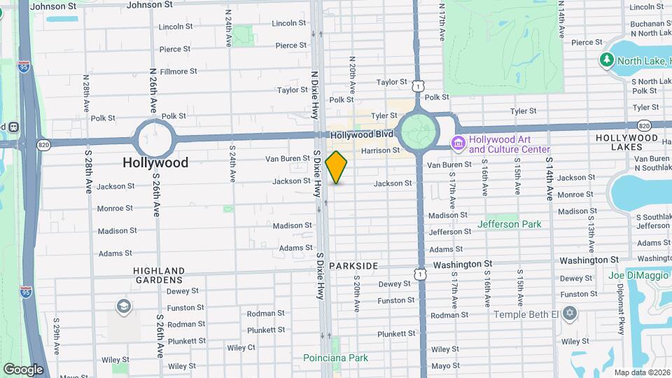 2036 Jackson St Map and Location Details