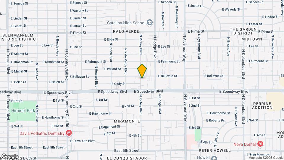 1160-1170 N Richey Blvd Map and Location Details