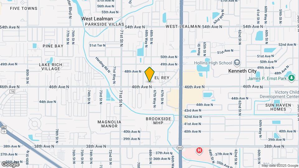6801 46th Ave N Map and Location Details