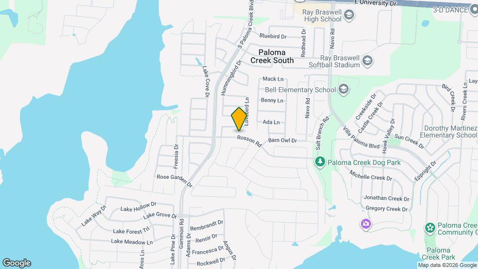 1513 Rosson Rd Map and Location Details