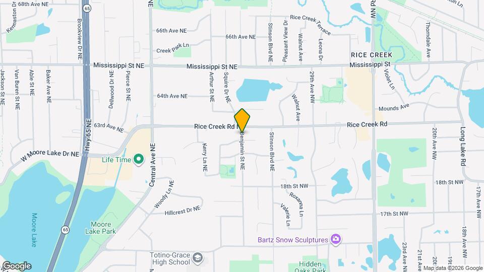 1581 Woodside Ct NE Map and Location Details