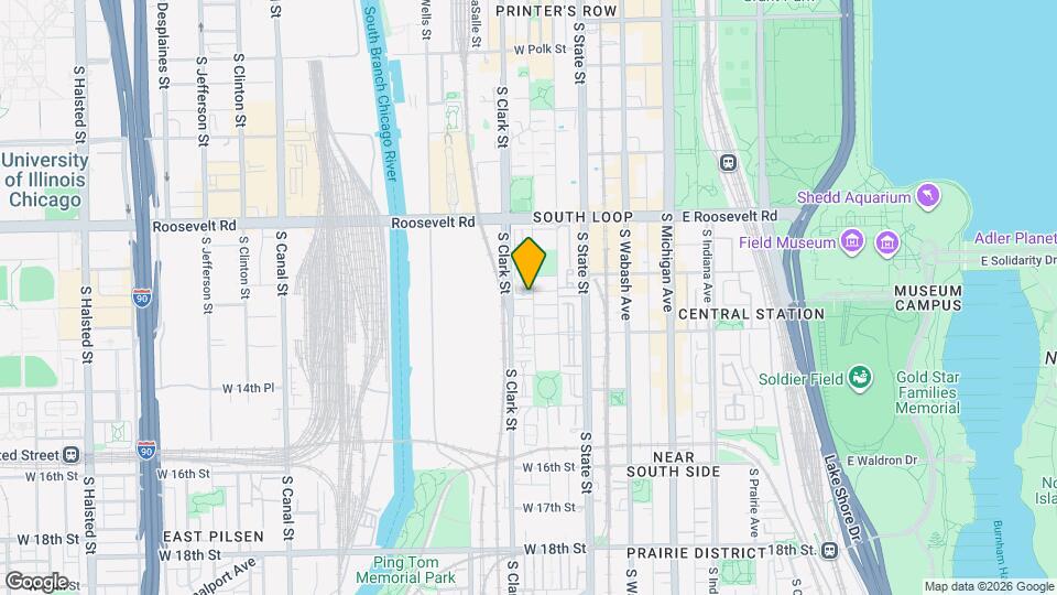 1320 S Federal St Map and Location Details