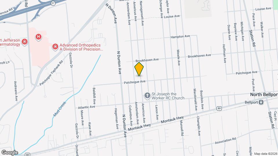 610 Americus Ave Map and Location Details