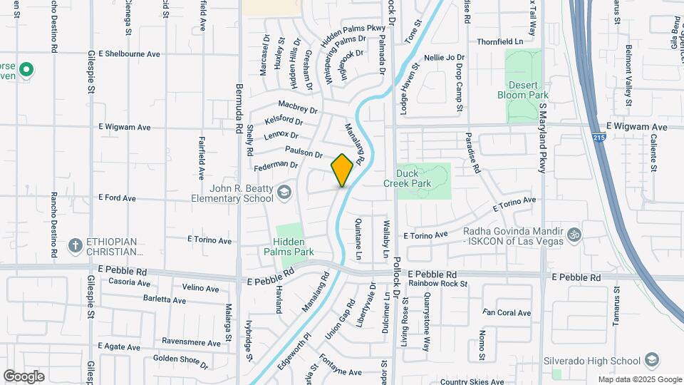 8624 Manalang Rd Map and Location Details
