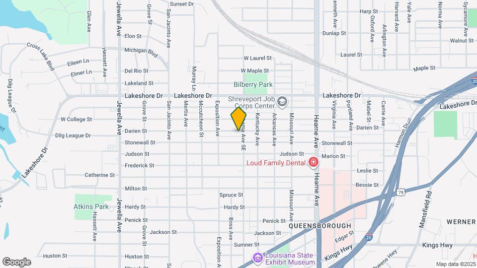 3109 Darien St Map and Location Details