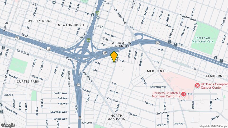 2230 34th St Map and Location Details