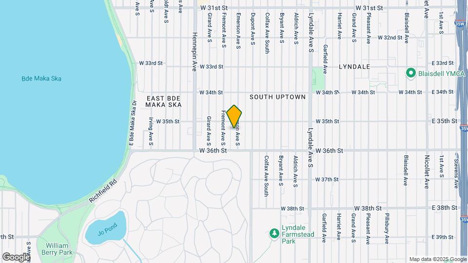 3516 Emerson Ave S Map and Location Details