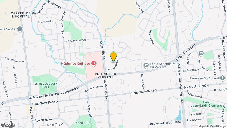 895 De L'oasis Rue Map and Location Details