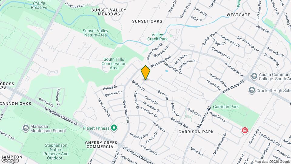 2626 Baxter Dr Map and Location Details