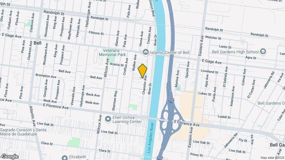 6715 Chanslor Ave Mapa y Detalles de la Ubicación