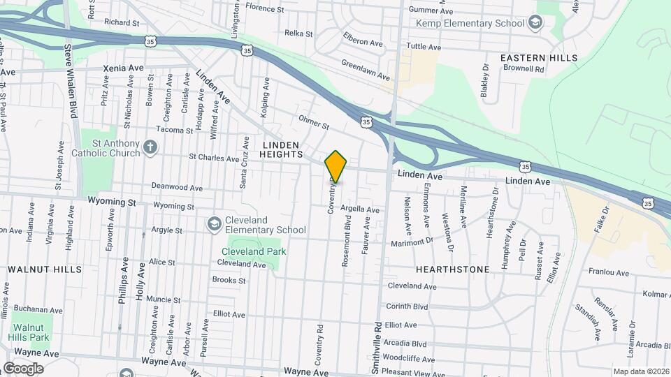 1430 Coventry Rd Map and Location Details