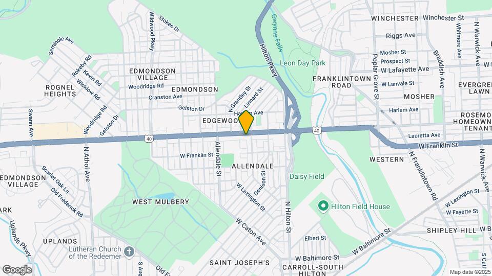 3509 Edmondson Ave Map and Location Details