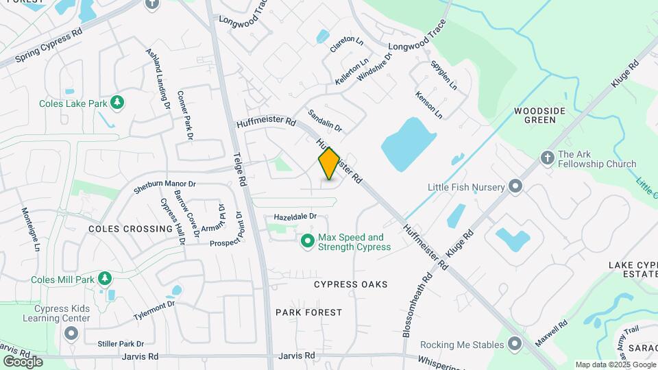 14543 Bergenia Dr Map and Location Details