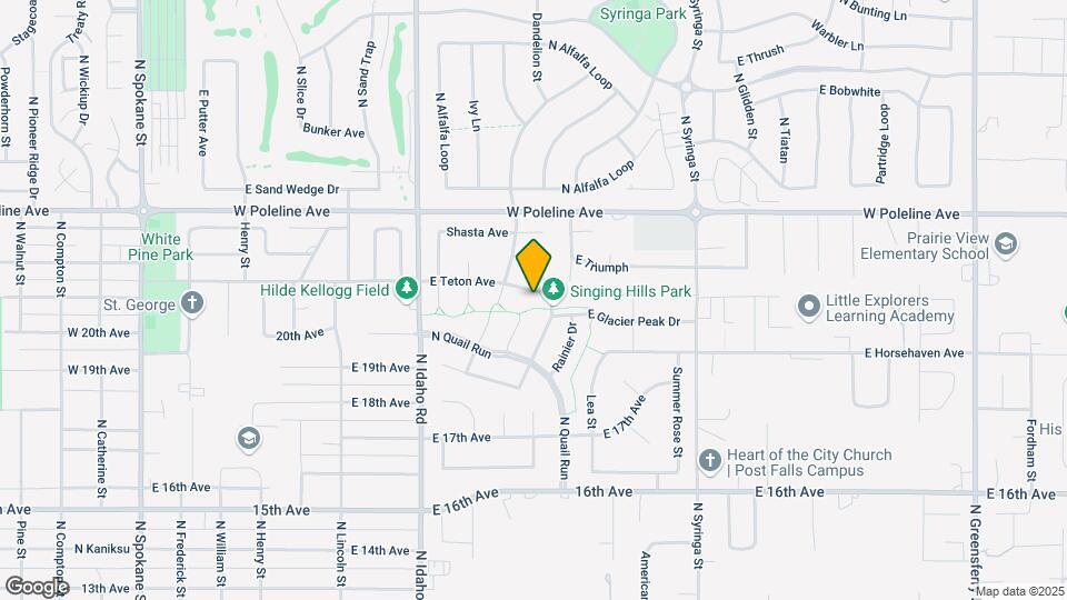 1008 E Teton Ave Map and Location Details