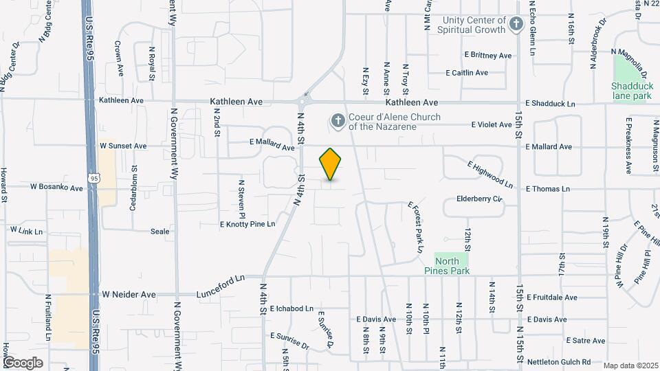 723 E Whispering Pines Ln Map and Location Details