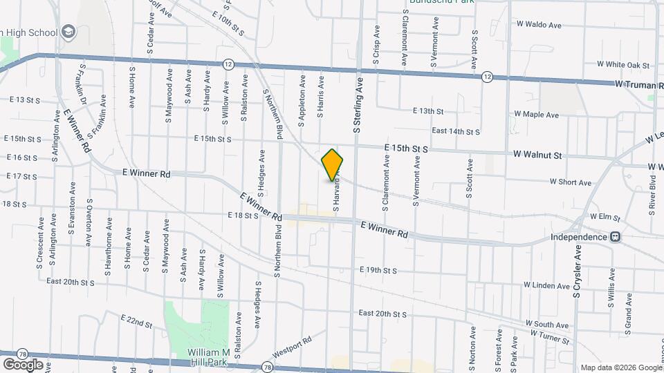 1620 Harvard Ave Mapa y Detalles de la Ubicación