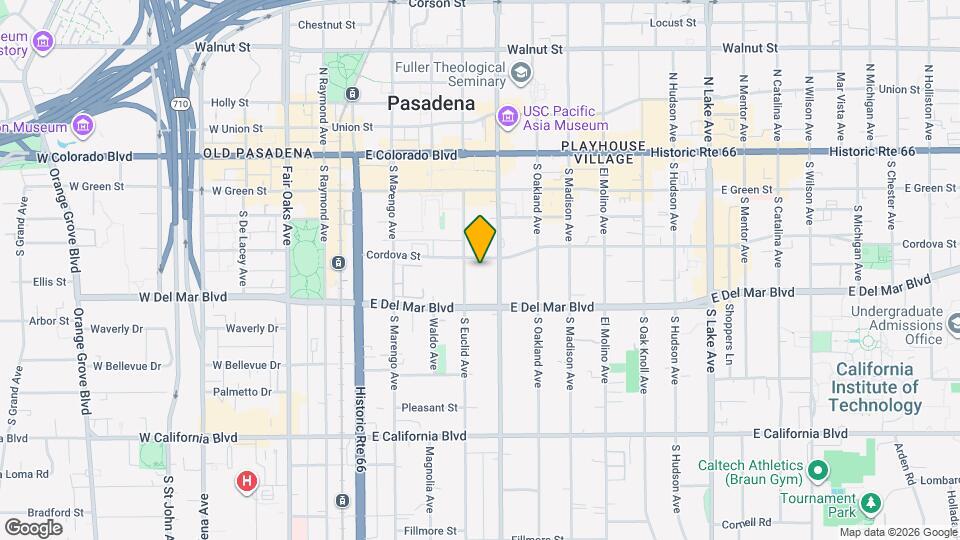 380 Cordova St Map and Location Details