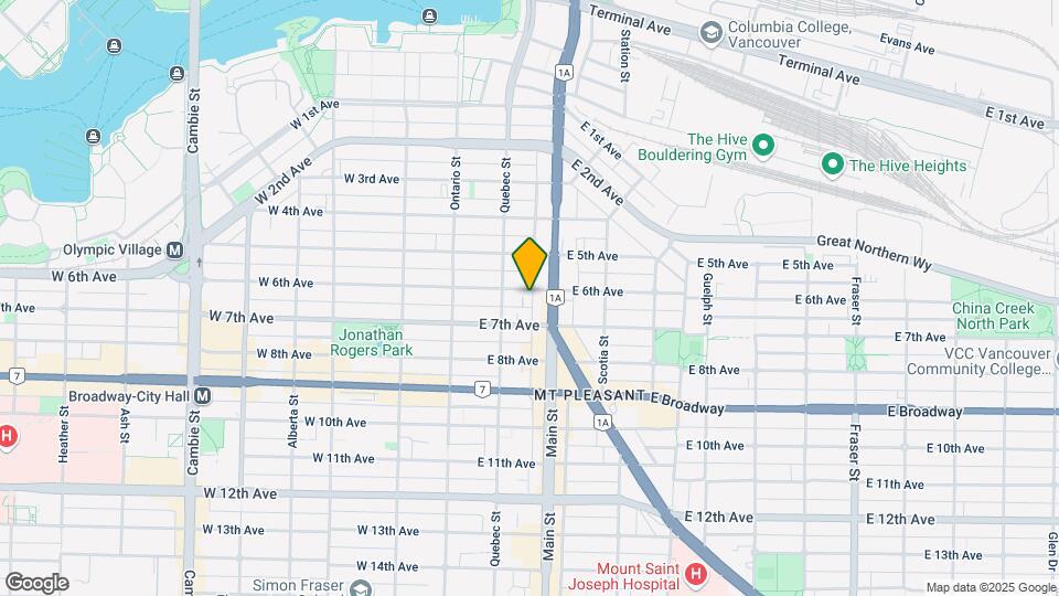 148 E 6th Ave Map and Location Details