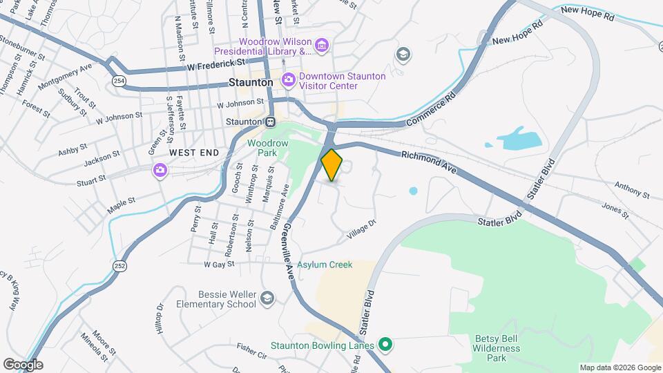 100 W Village Dr Map and Location Details