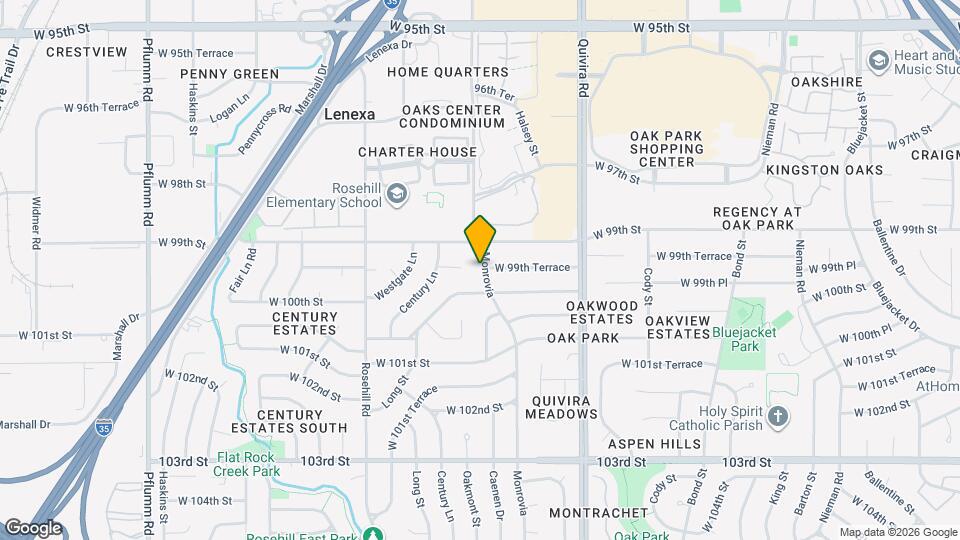 9930 Monrovia, Unit 102 Map and Location Details