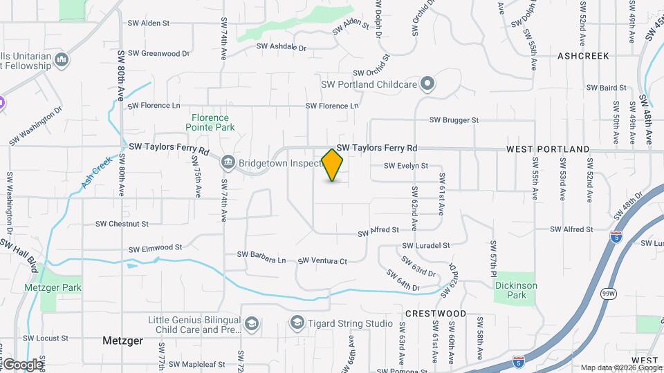 6648 SW Kingsview Ct Map and Location Details