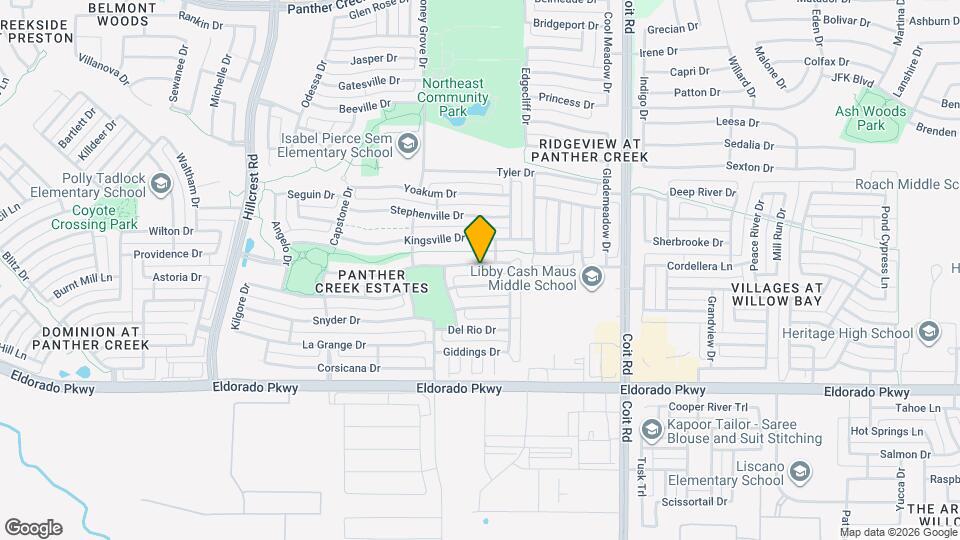 11945 Henderson Dr Map and Location Details