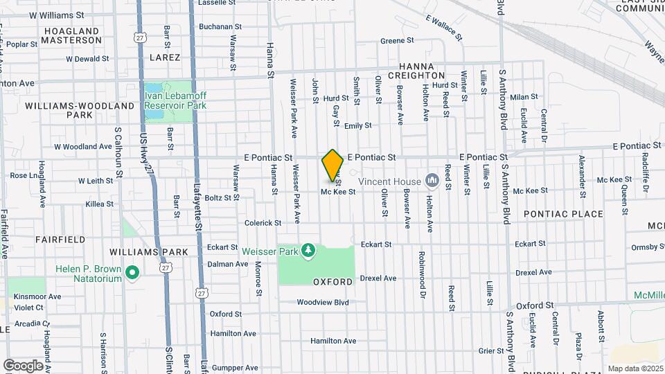 2818 Gay St Map and Location Details