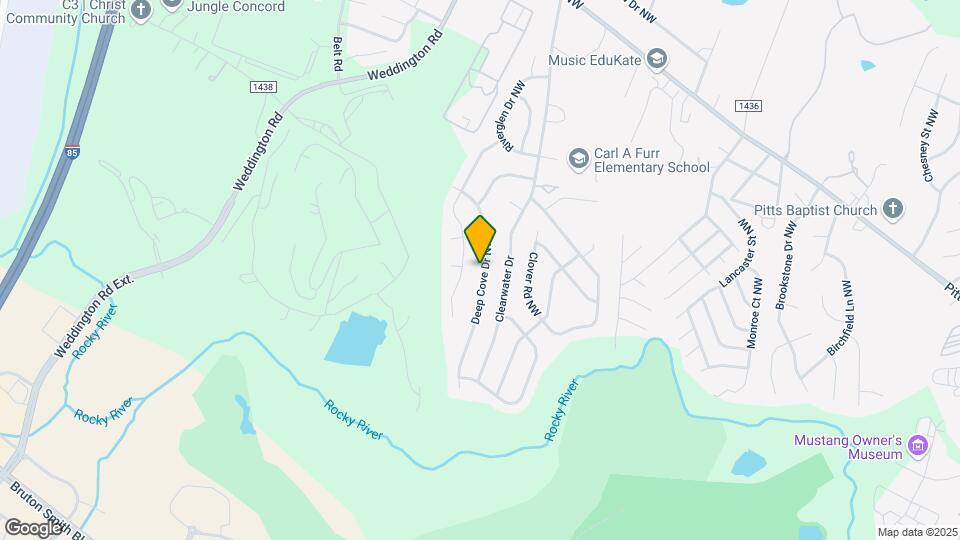 2922 Deep Cove Dr NW Map and Location Details
