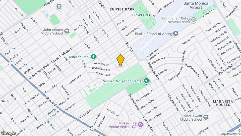 1812 Navy St Map and Location Details