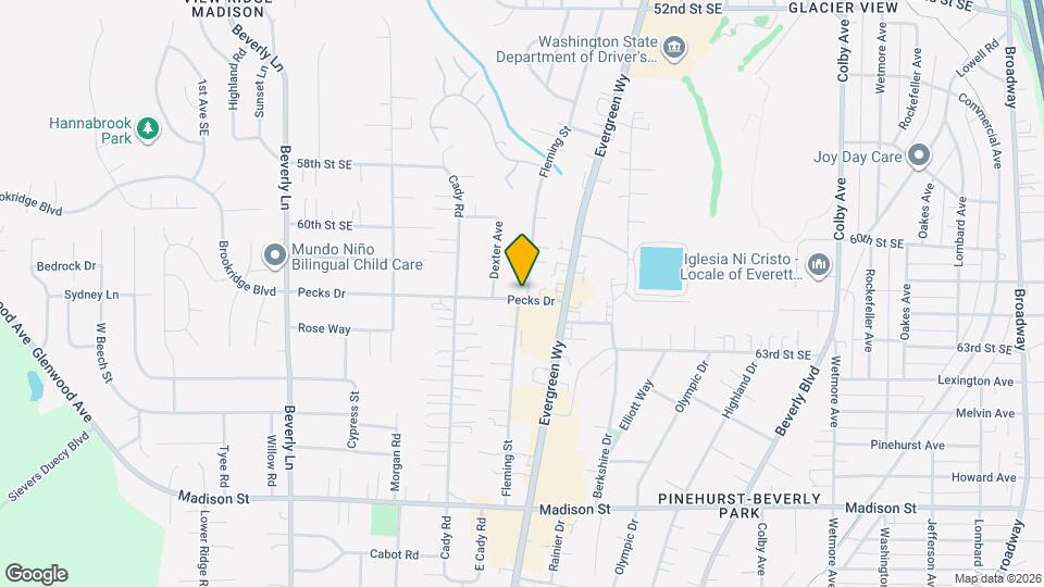 929 Pecks Dr Map and Location Details