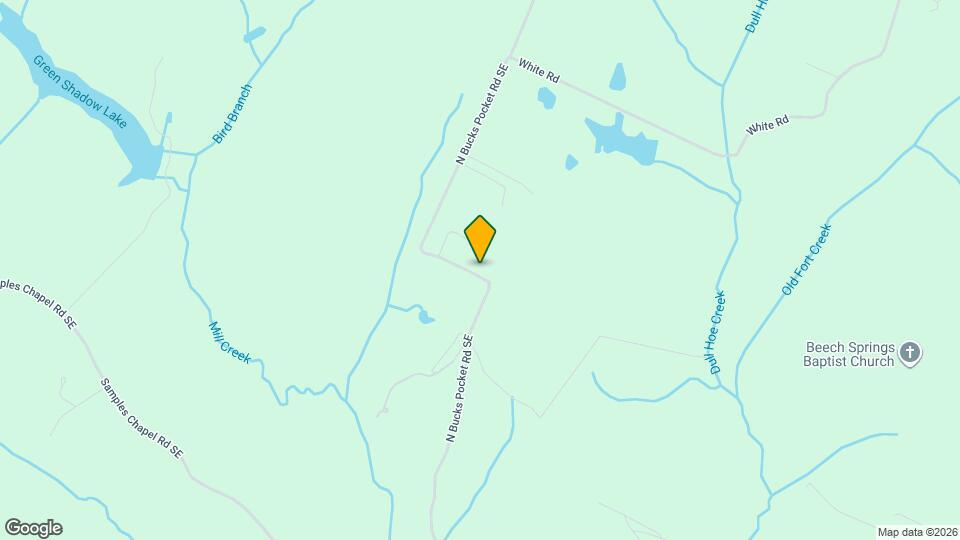 963 N Bucks Pocket Rd SE Map and Location Details