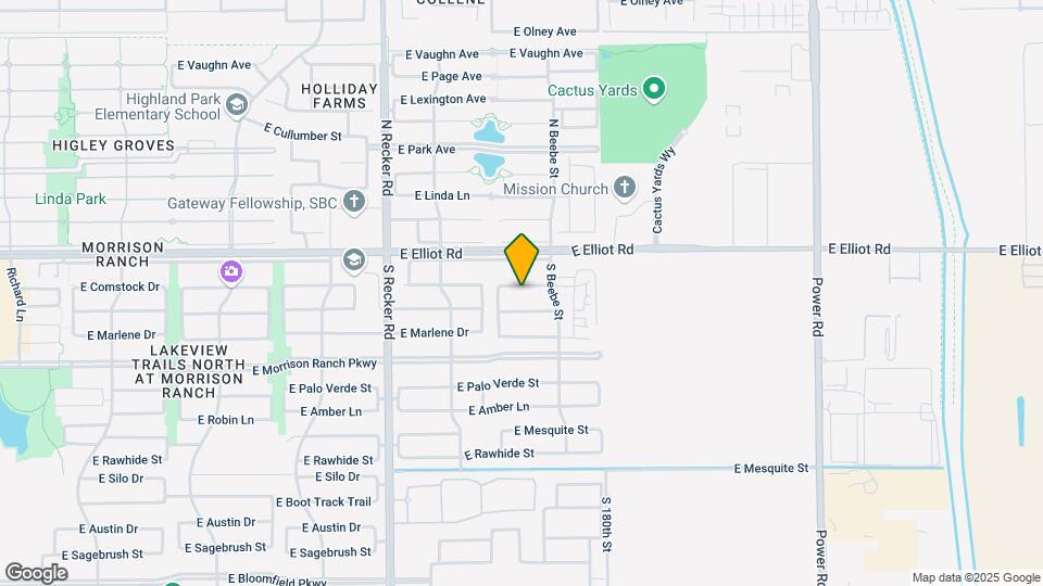 4247 E Comstock Dr Mapa y Detalles de la Ubicación