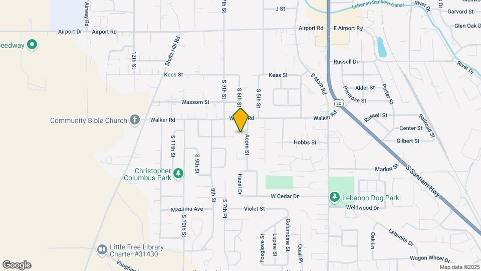 565 Manor Way, Unit #1 Map and Location Details