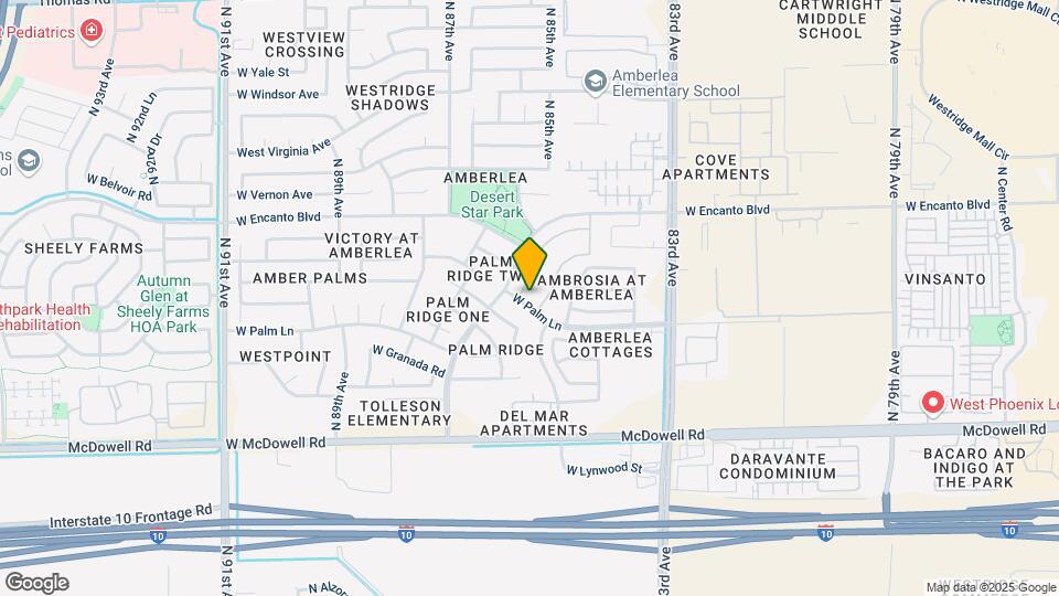 8520 W Palm Ln Map and Location Details