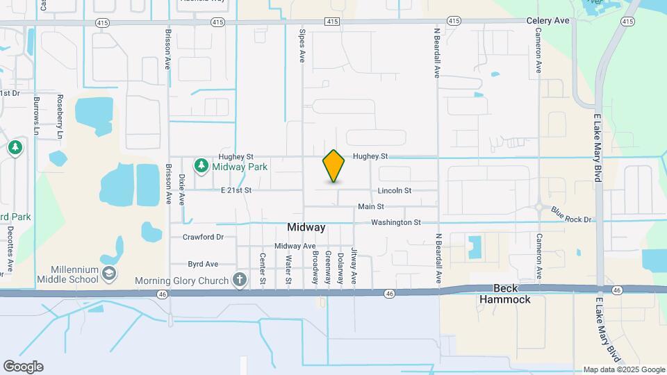 3320 Lincoln St Map and Location Details