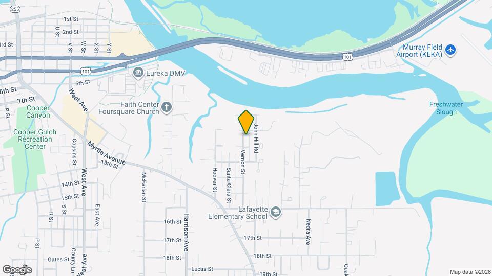 1123 Vernon St Map and Location Details