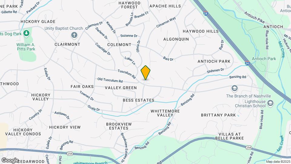148 Tusculum Rd Map and Location Details