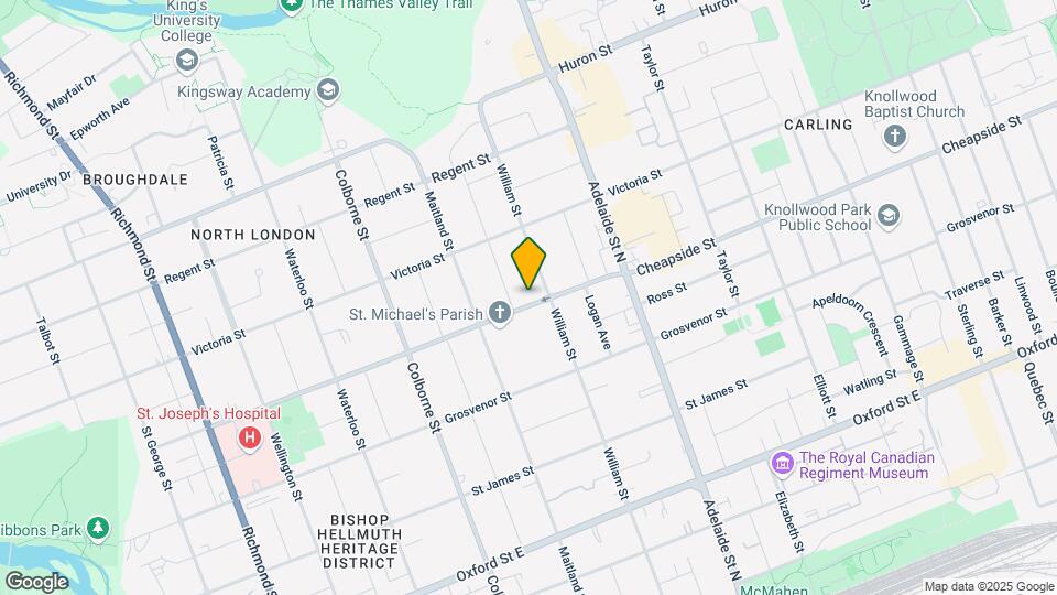 536 Cheapside St Map and Location Details