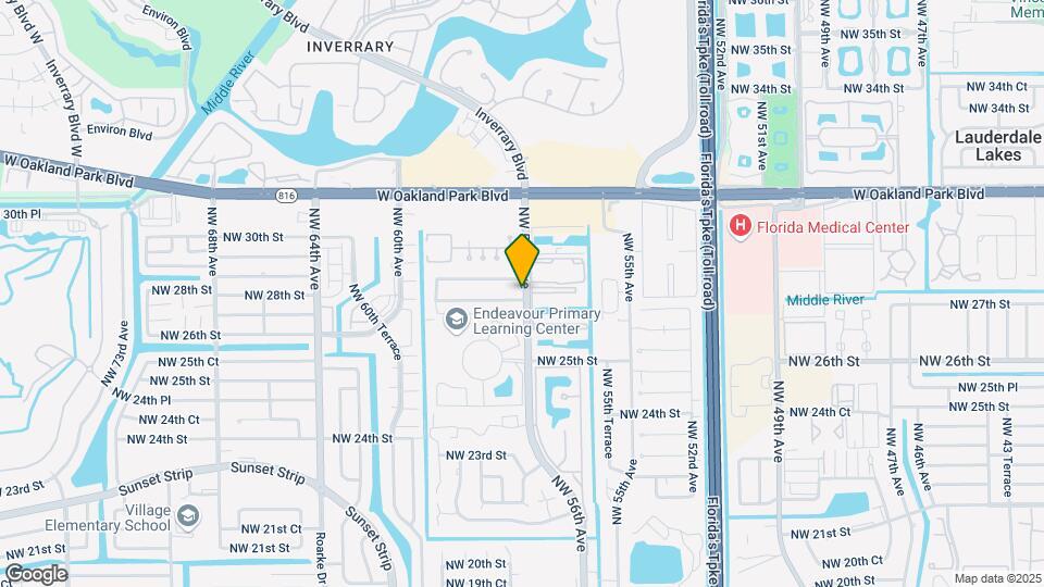 5605 NW 27th Ct Map and Location Details