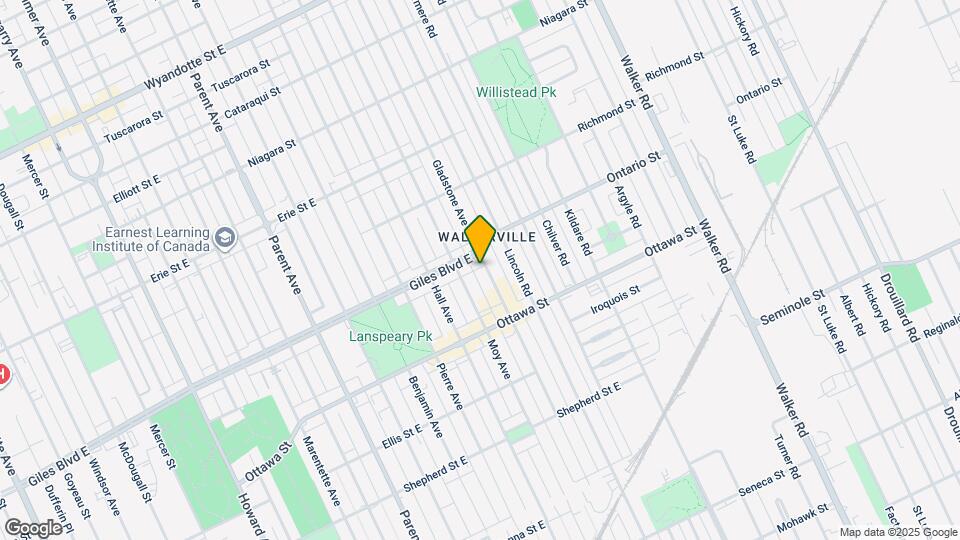 1227 Gladstone Ave Map and Location Details