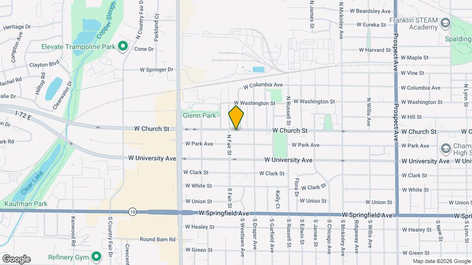 1517 W Church St Map and Location Details