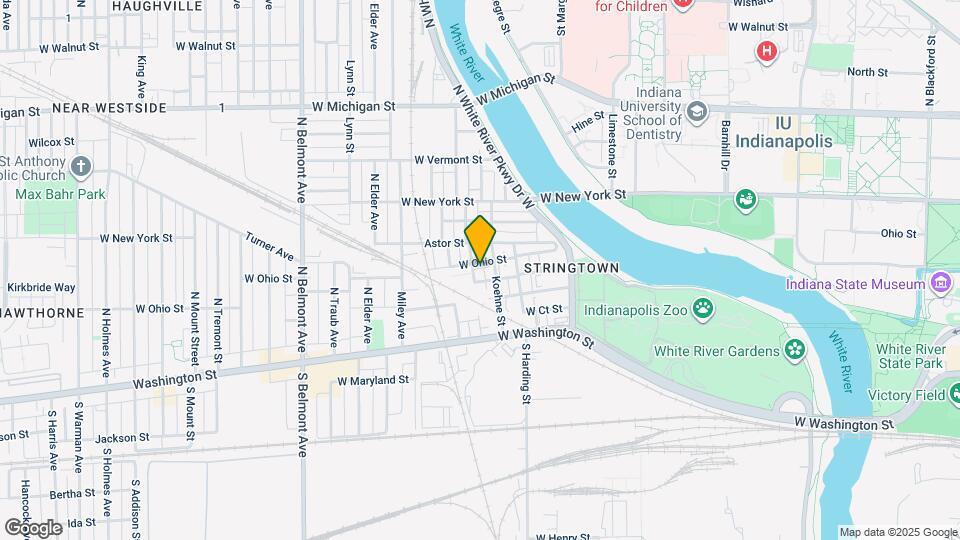 1543 W Ohio St Map and Location Details