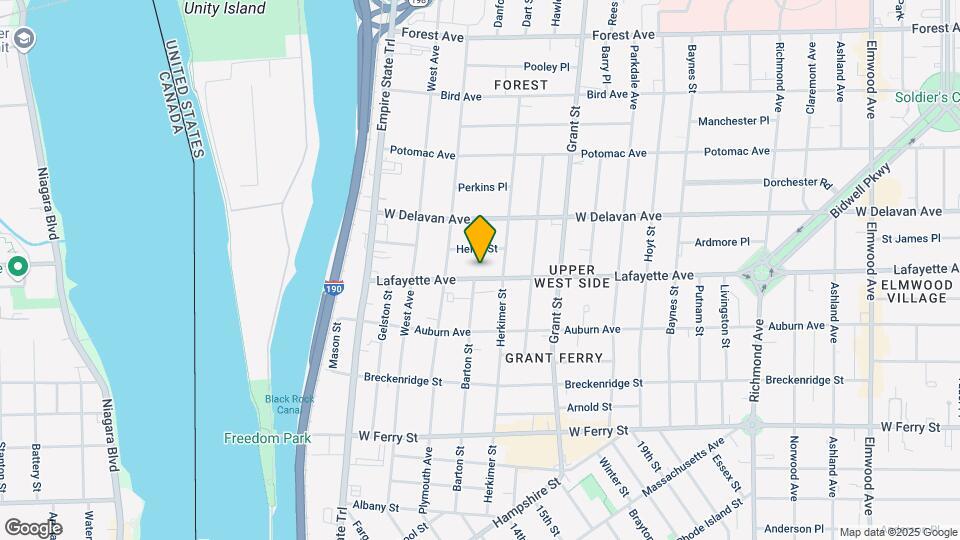 126 Lafayette Ave Map and Location Details