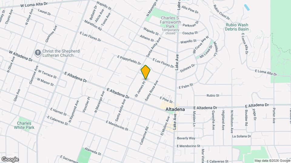 2936 N Marengo Ave Map and Location Details