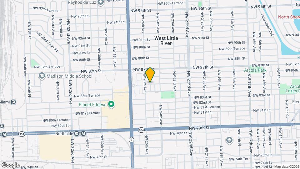 12148 NW 24th Pl Map and Location Details