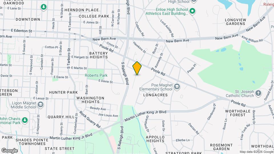 313 Angier Ave Map and Location Details