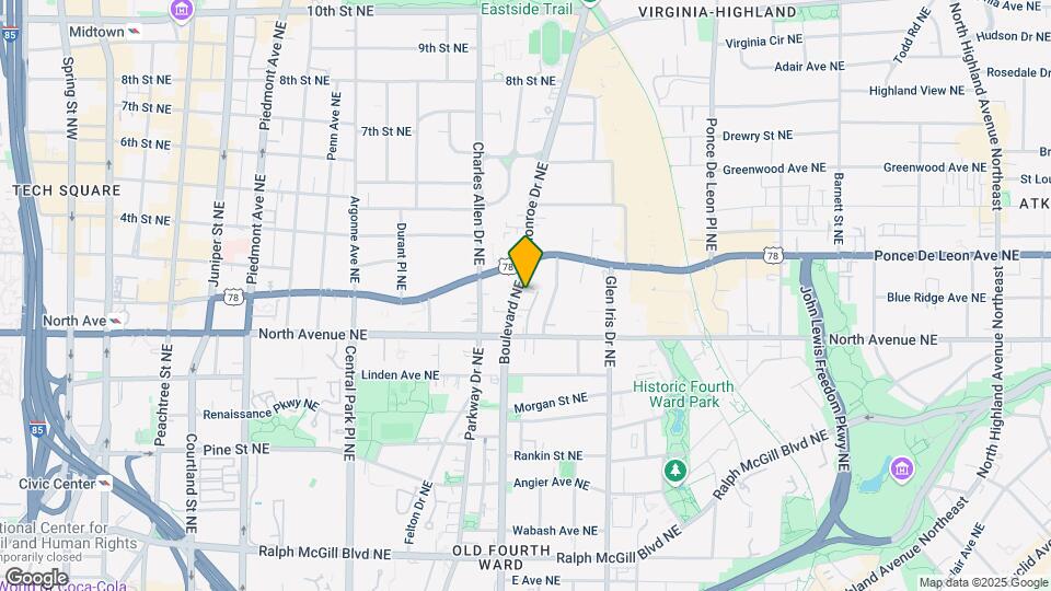 657 NE Boulevard Map and Location Details
